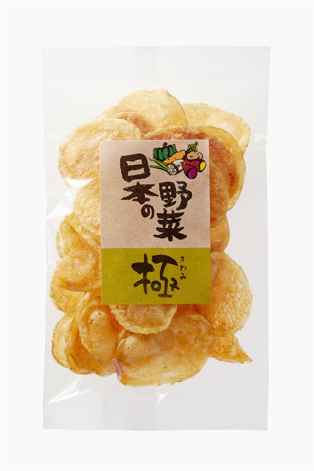 日本の野菜・極じゃがいも（27g）｜国産・手揚げ・極上野菜チップス