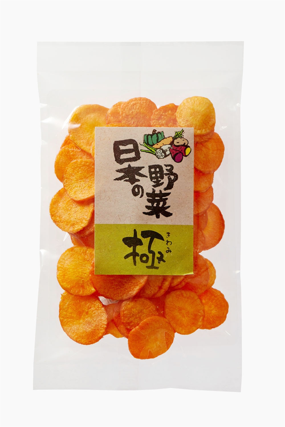 日本の野菜・極にんじん（16g）｜国産・独自製法・極上野菜チップス