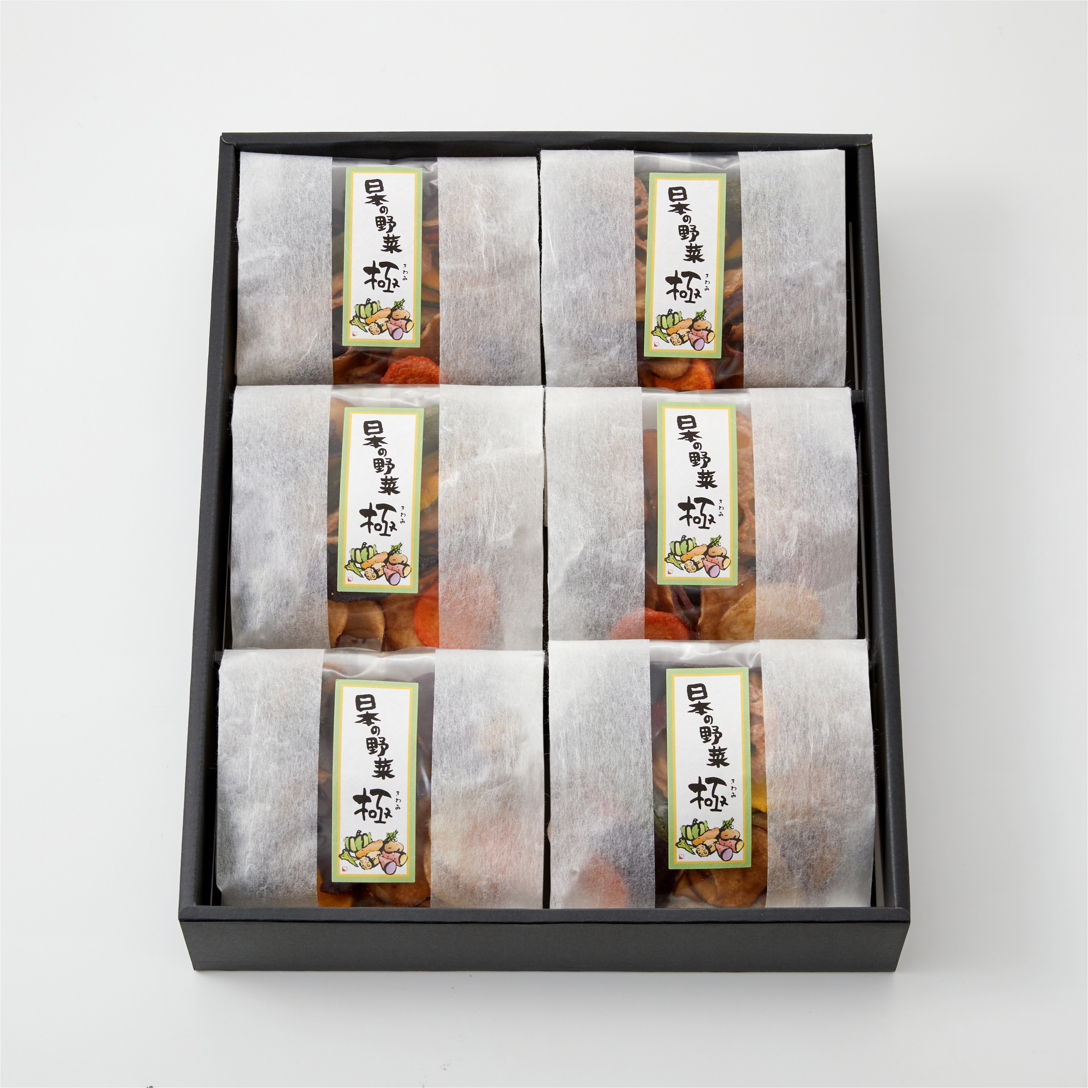 日本の野菜・極　個包装（6袋入）｜国産・独自製法・極上野菜チップス